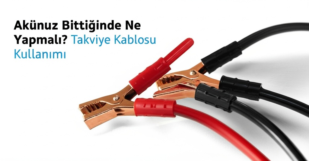 Akünüz Bittiğinde Ne Yapmalı? Takviye Kablosu Kullanımı