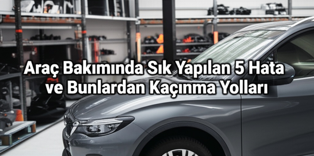 Araç Bakımında Sık Yapılan 5 Hata ve Bunlardan Kaçınma Yolları
