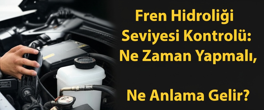 Fren Hidroliği Seviyesi Kontrolü: Ne Zaman Yapmalı, Ne Anlama Gelir?