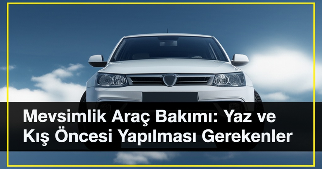Mevsimlik Araç Bakımı: Yaz ve Kış Öncesi Yapılması Gerekenler